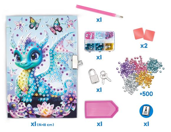 Gyémántmozaik titkos napló, MAPED CREATIV "Diamond Painting"